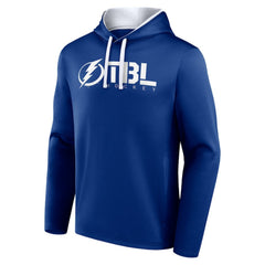 Tampa Bay Lightning Logo Athletic Head Start Pullover Hoodie - Blue | NHL online