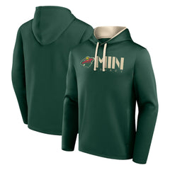 Minnesota Wild Logo Athletic Head Start Pullover Hoodie - Green | NHL online