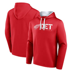 Detroit Red Wings Logo Athletic Head Start Pullover Hoodie - Red | NHL on sale