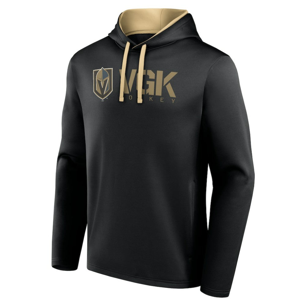 Vegas Golden Knights Logo Athletic Head Start Pullover Hoodie - Black | NHL on sale