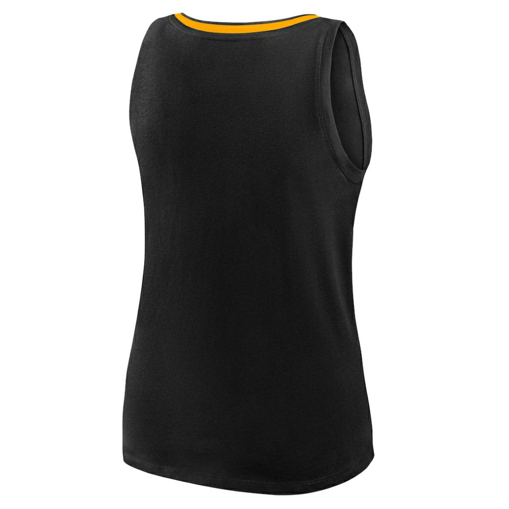 Boston Bruins Logo Athletic Women's Stellar Win V-Neck Tank Top - Black | NHL sale