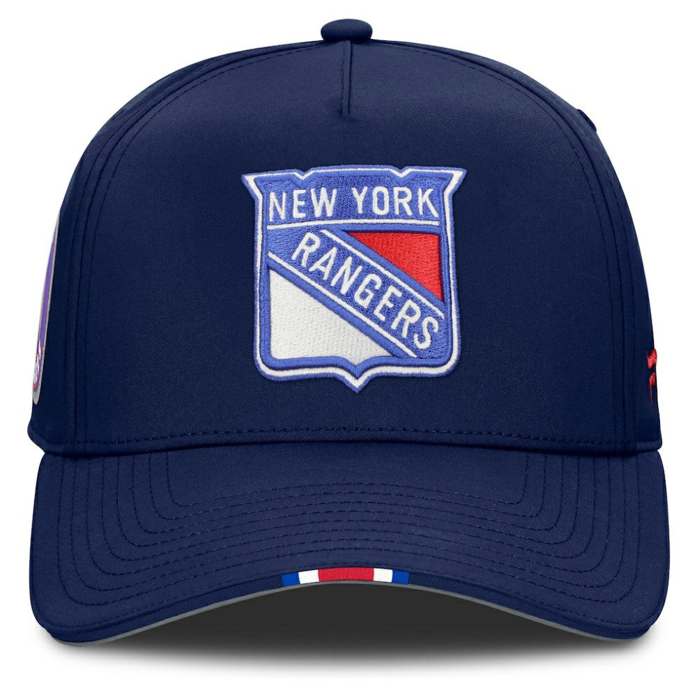 New York Rangers Fanatics 2025 NHL Draft Authentic Pro On-Stage Podium A-Frame Adjustable Hat - Navy | Fanatics Clearance