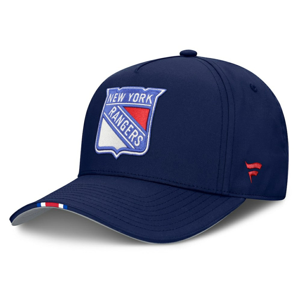 New York Rangers Fanatics 2025 NHL Draft Authentic Pro On-Stage Podium A-Frame Adjustable Hat - Navy | Fanatics Clearance