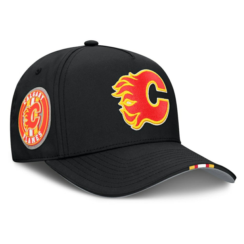 Calgary Flames Fanatics 2025 NHL Draft Authentic Pro On-Stage Podium A-Frame Adjustable Hat - Black | Fanatics near me