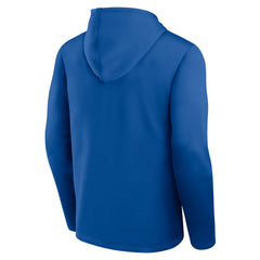 New York Knicks Logo Athletic Head Start Pullover Hoodie Blue