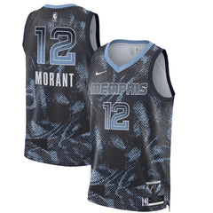 Nike Ja Morant Memphis Grizzlies Unisex 2025 Select Series Swingman Player Jersey Navy