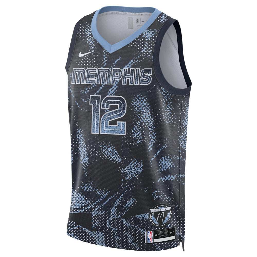 Nike Ja Morant Memphis Grizzlies Unisex 2025 Select Series Swingman Player Jersey Navy
