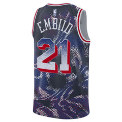 Nike Joel Embiid Philadelphia 76ers Unisex 2025 Select Series Swingman Player Jersey Navy