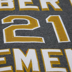 Roberto Clemente Pittsburgh Pirates Mitchell & Ness Legends Collection Vintage Logo Name & Number Fleece Pullover Sweatshirt Online