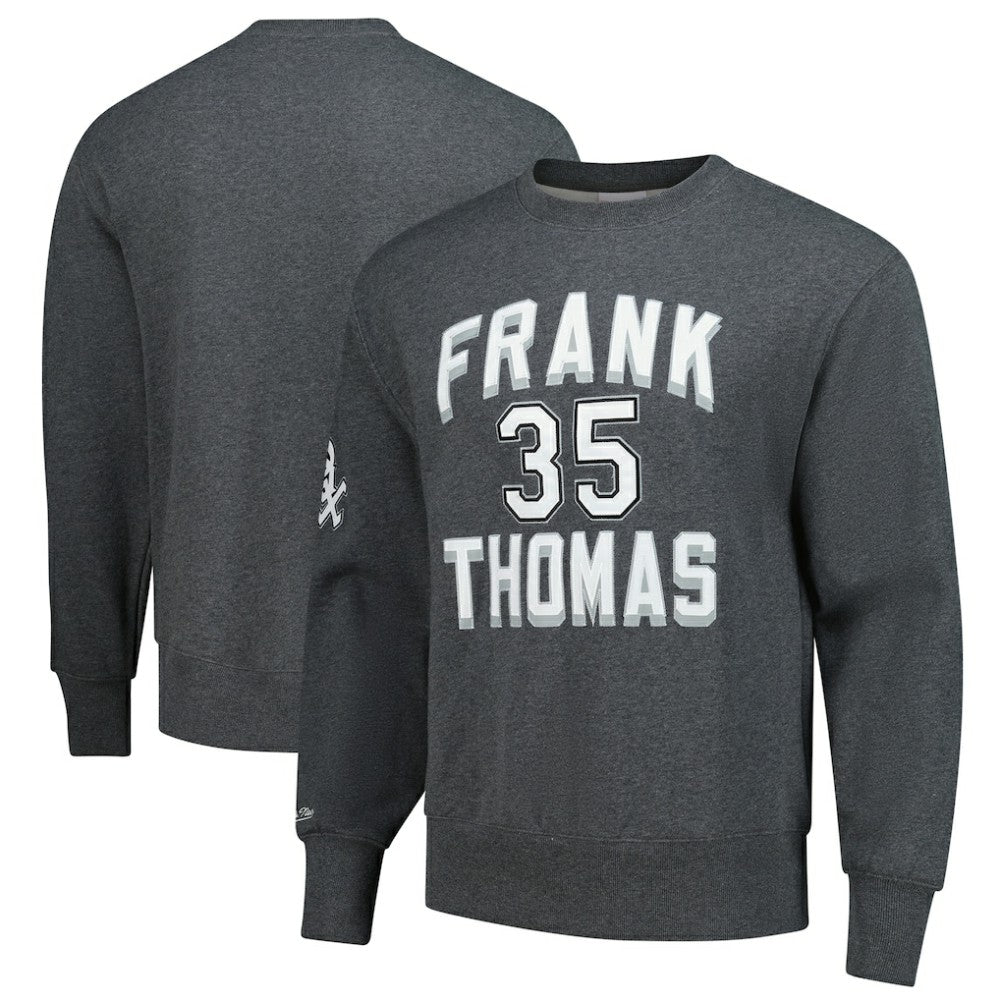 Frank Thomas Chicago White Sox Mitchell & Ness Legends Collection Vintage Logo Name & Number Fleece Pullover Sweatshirt Online
