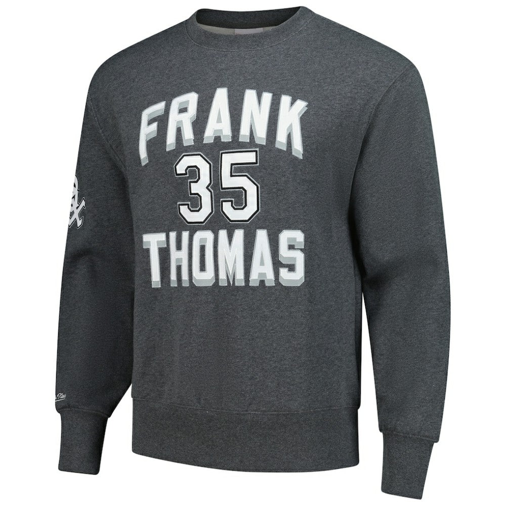 Frank Thomas Chicago White Sox Mitchell & Ness Legends Collection Vintage Logo Name & Number Fleece Pullover Sweatshirt Online