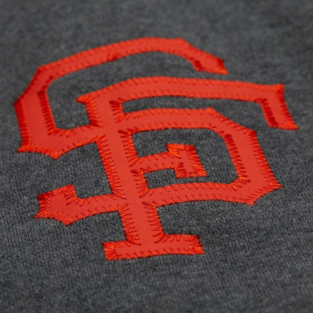 Willie Mays San Francisco Giants Mitchell & Ness Legends Collection Vintage Logo Name & Number Fleece Pullover Sweatshirt for sale