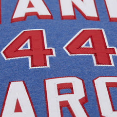 Hank Aaron Atlanta Braves Mitchell & Ness Legends Collection Vintage Logo Fleece Name & Number Pullover Sweatshirt Discount