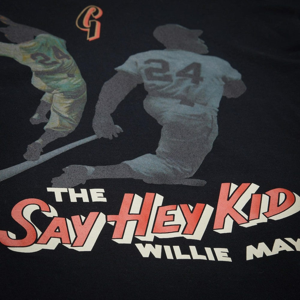 Willie Mays San Francisco Giants Mitchell & Ness Legends Collection Vintage Logo T-Shirt Outlet
