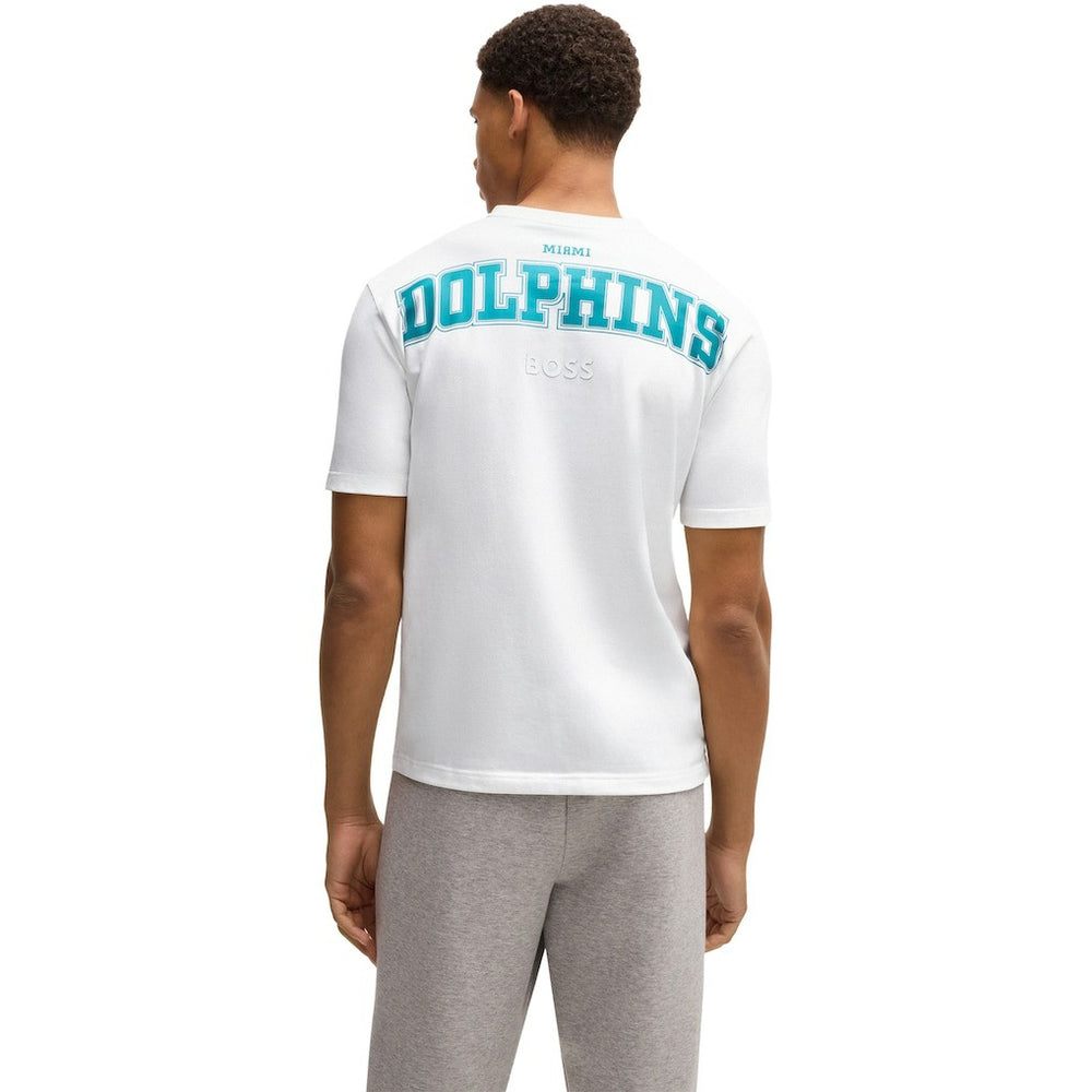 Miami Dolphins Hugo Boss Unisex Brady T-Shirt - White - NFL