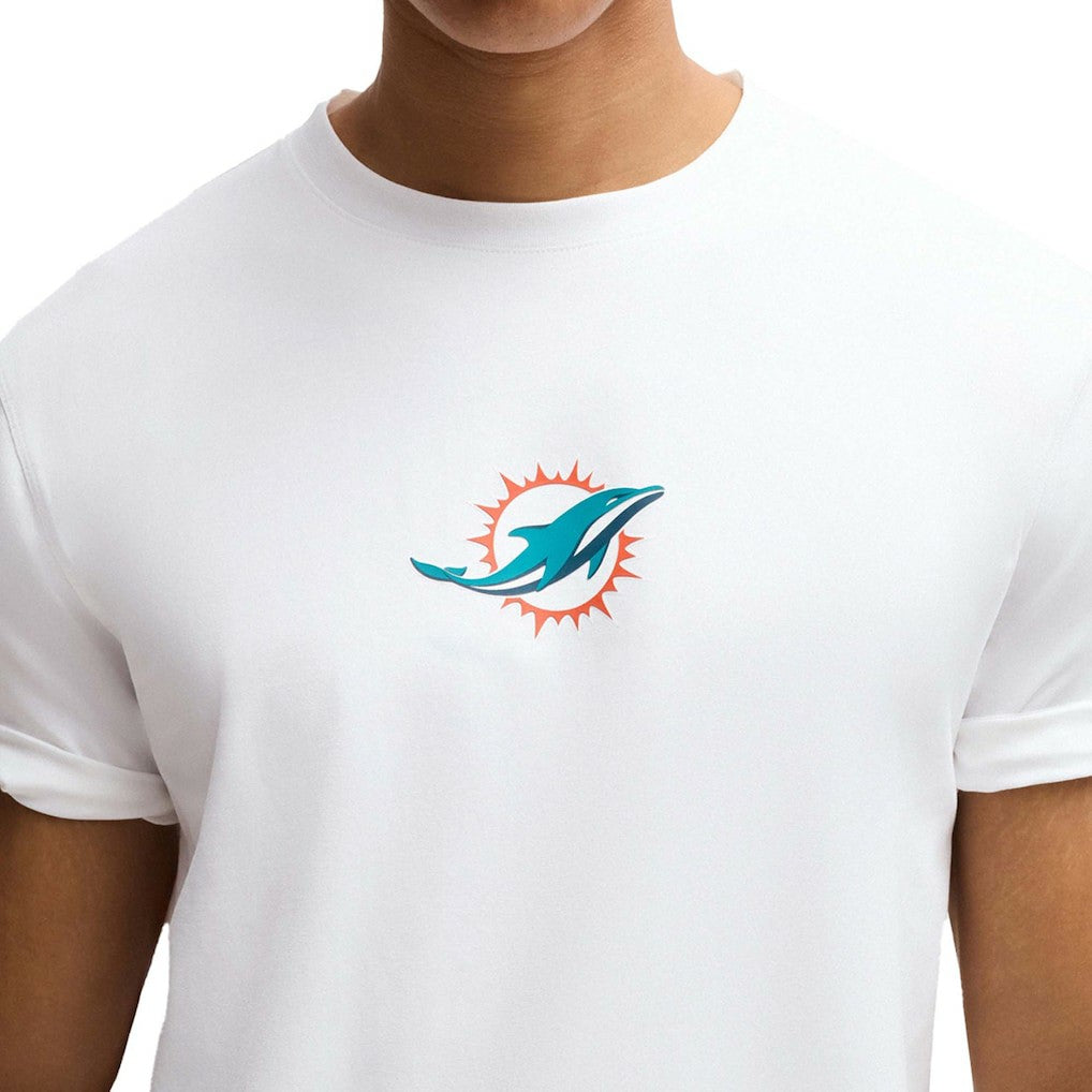 Miami Dolphins Hugo Boss Unisex Brady T-Shirt - White - NFL