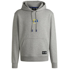 Los Angeles Rams Hugo Boss Unisex Woodson Tri-Blend Hoodie - Heather Gray - NFL