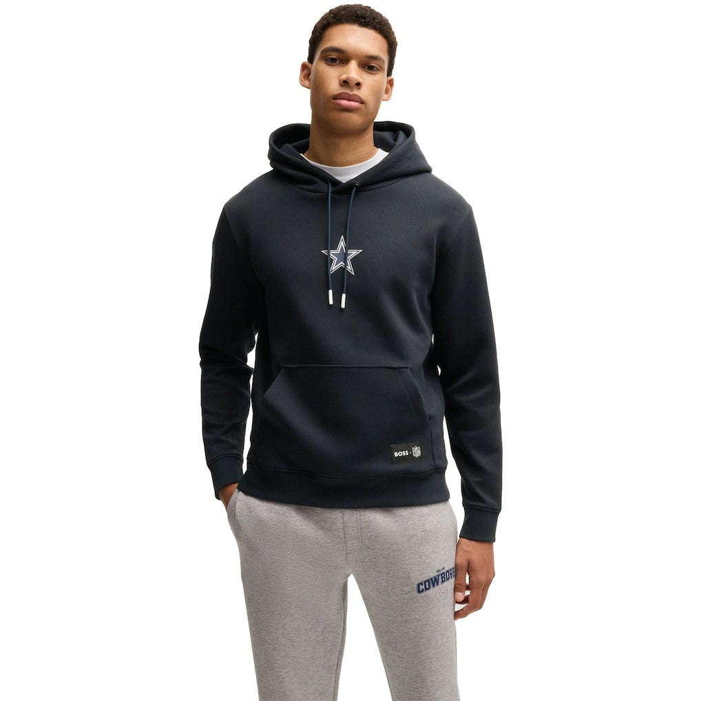 Dallas Cowboys Hugo Boss Unisex Woodson Tri-Blend Hoodie - Navy - NFL