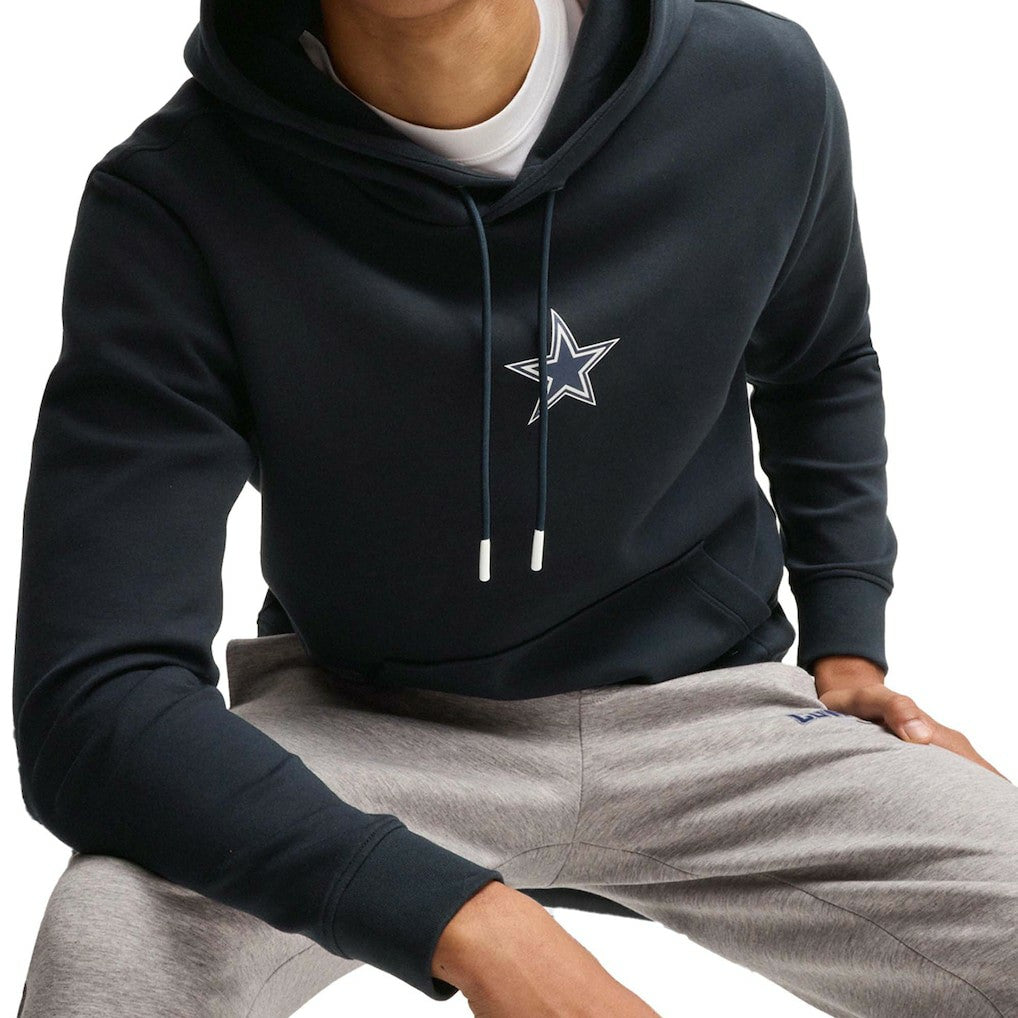 Dallas Cowboys Hugo Boss Unisex Woodson Tri-Blend Hoodie - Navy - NFL