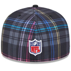 Cleveland Browns New Era 2024 NFL Crucial Catch Plaid 59FIFTY Fitted Hat - Black - NFL