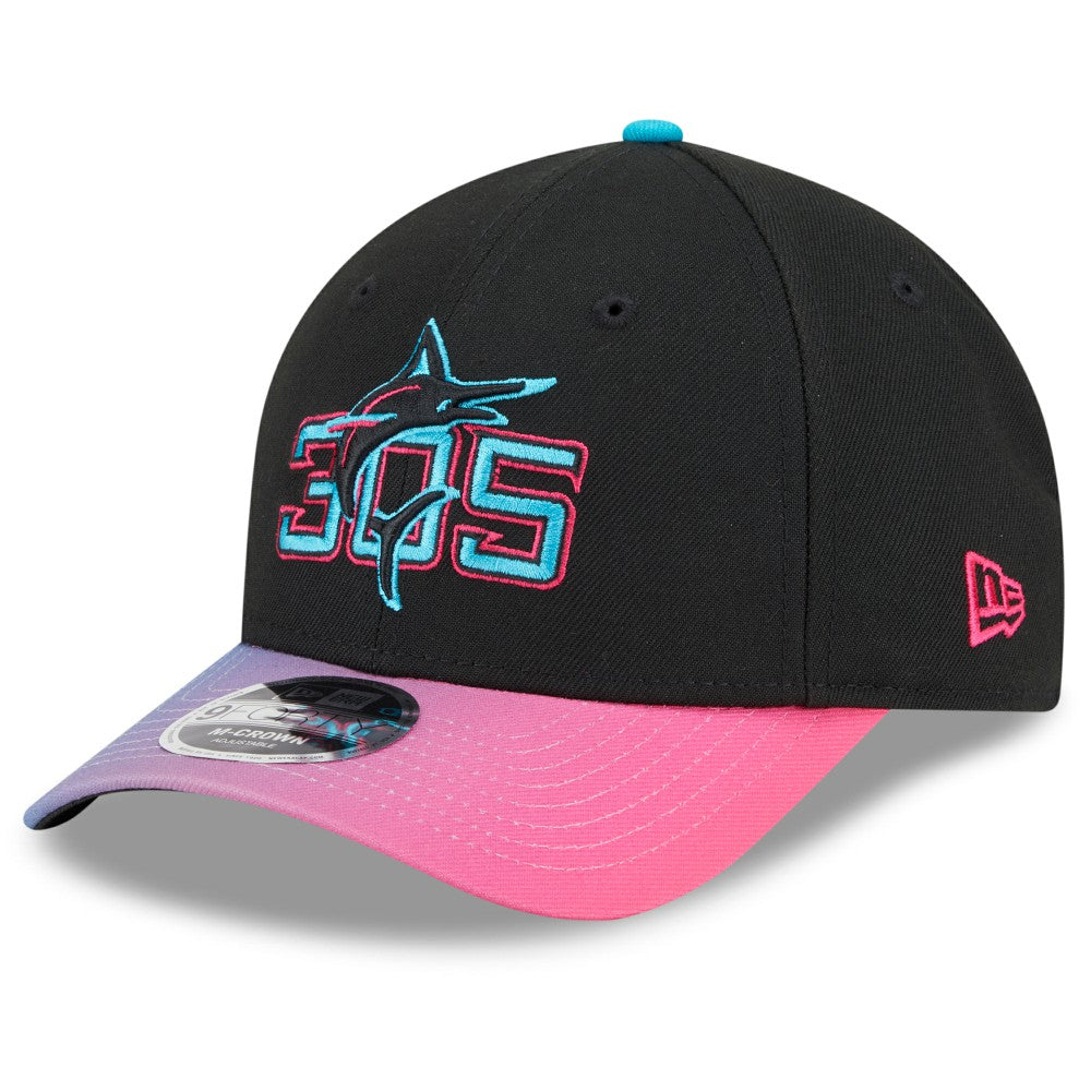Miami Marlins New Era 2025 City Connect 9FORTY M-Crown Adjustable Hat Sale