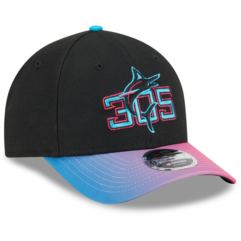 Miami Marlins New Era 2025 City Connect 9FORTY M-Crown Adjustable Hat Sale