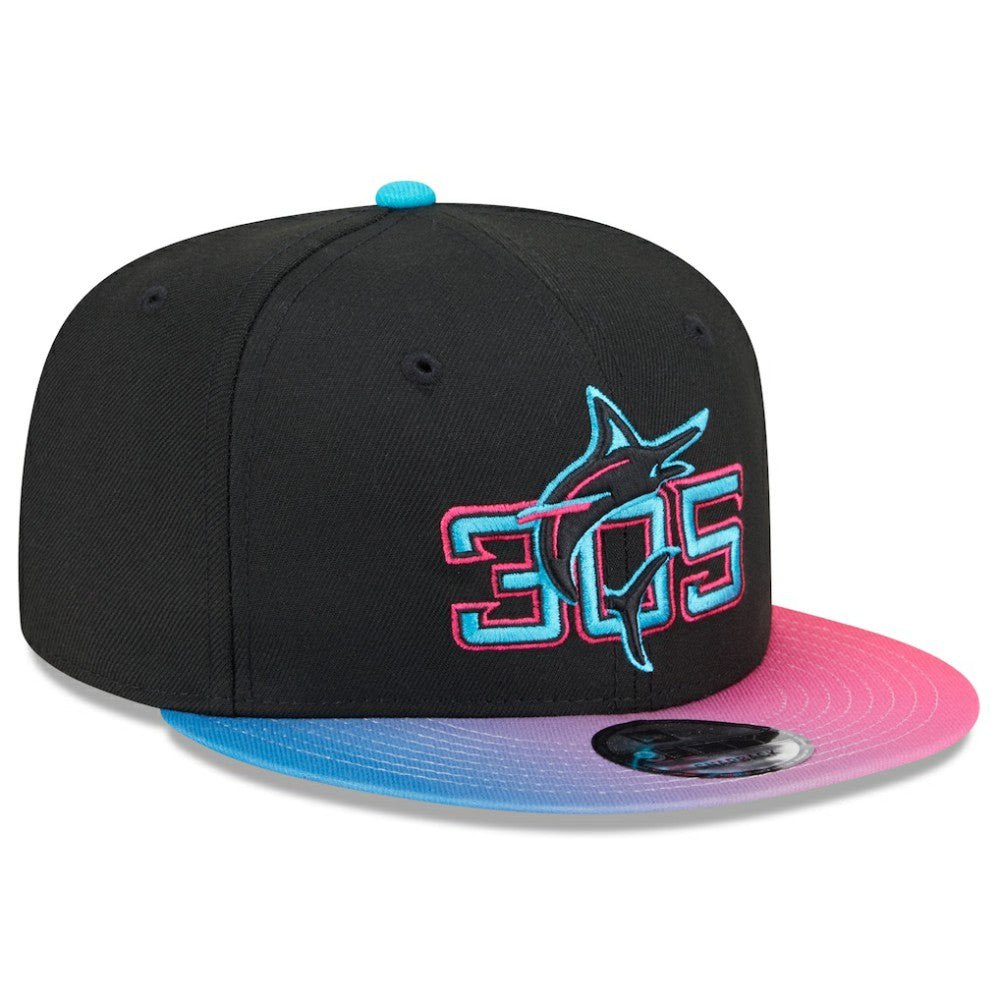 Miami Marlins New Era 2025 City Connect 9FIFTY Snapback Hat Discount