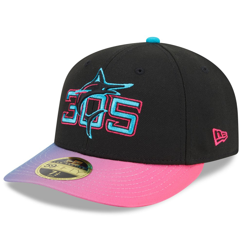 Miami Marlins New Era 2025 City Connect Low Profile 59FIFTY Fitted Hat for sale
