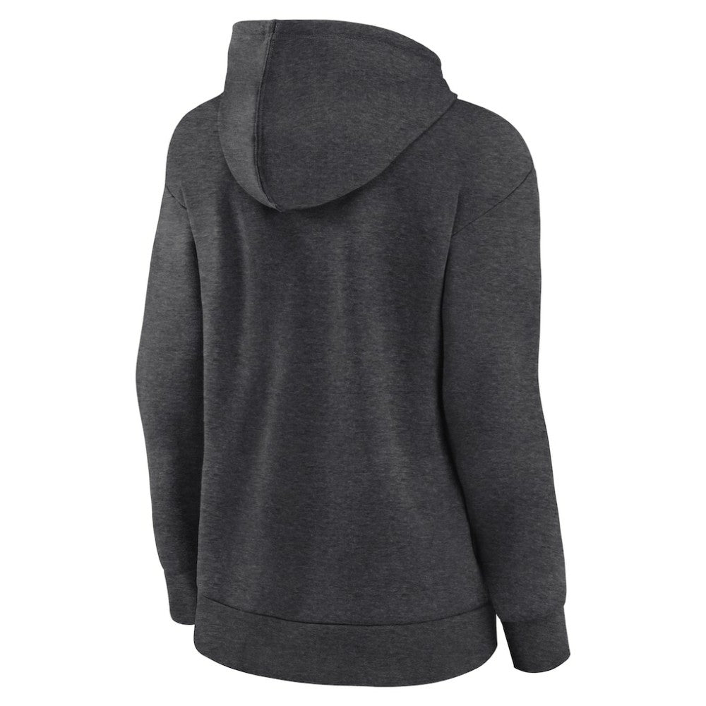 Vegas Golden Knights Women's Primary Logo Pullover Hoodie - Charcoal | NHL Lifestyle
