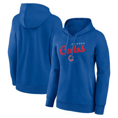 Chicago Cubs Logo Athletic Women's Logo Triumphant V-Neck Pullover Hoodie for sale