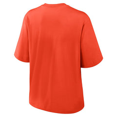 Cincinnati Bengals Women's Glory Arch Boxy T-Shirt - Orange - Nike