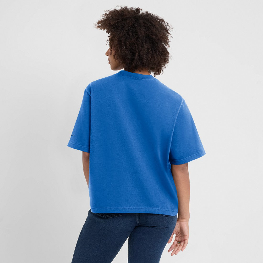 New York Giants Women's Glory Arch Boxy T-Shirt - Royal - Nike
