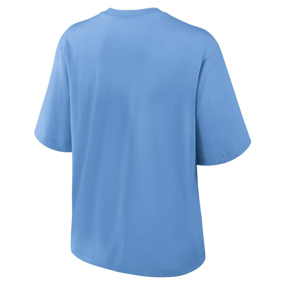 Los Angeles Chargers Women's Glory Arch Boxy T-Shirt - Powder Blue - Nike