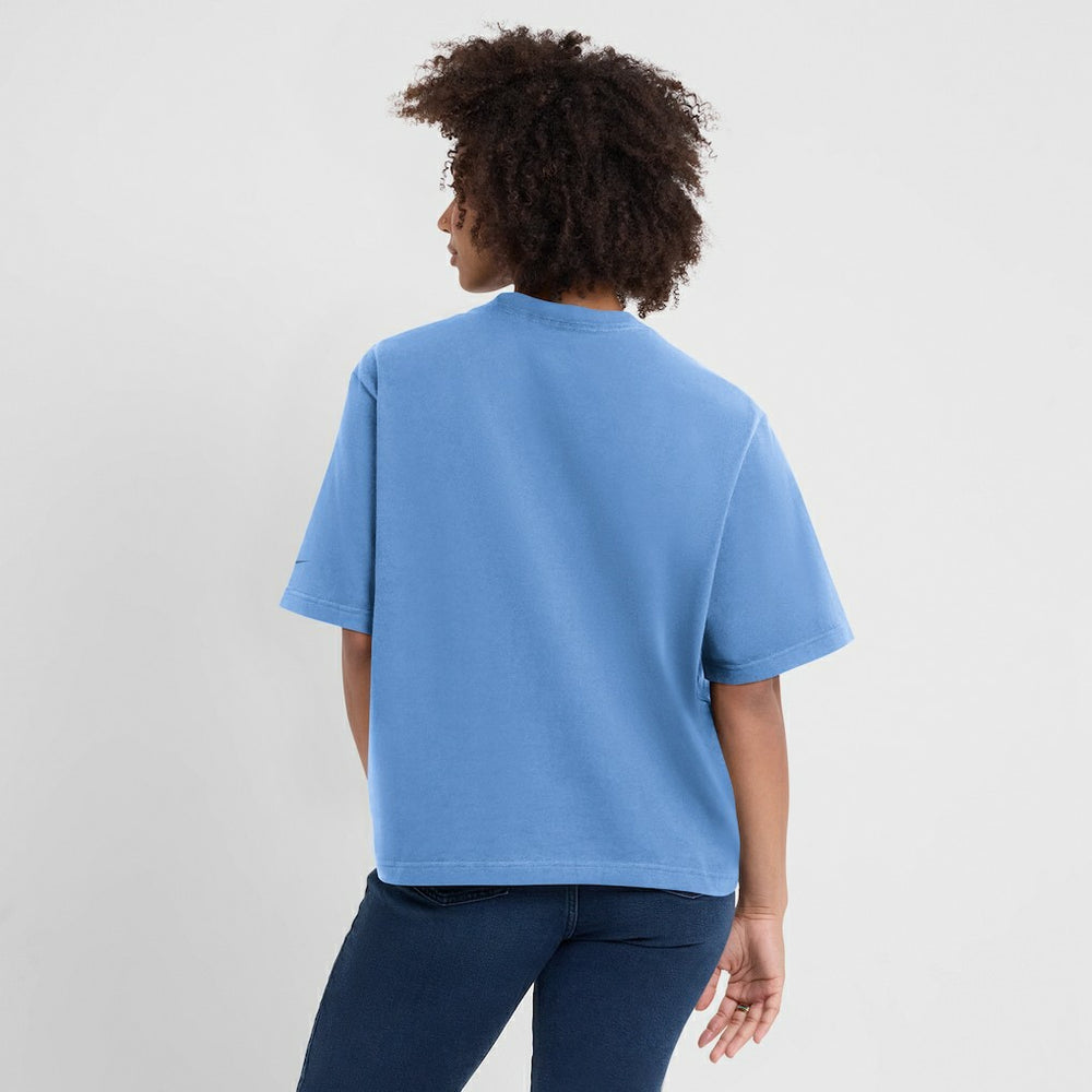 Los Angeles Chargers Women's Glory Arch Boxy T-Shirt - Powder Blue - Nike