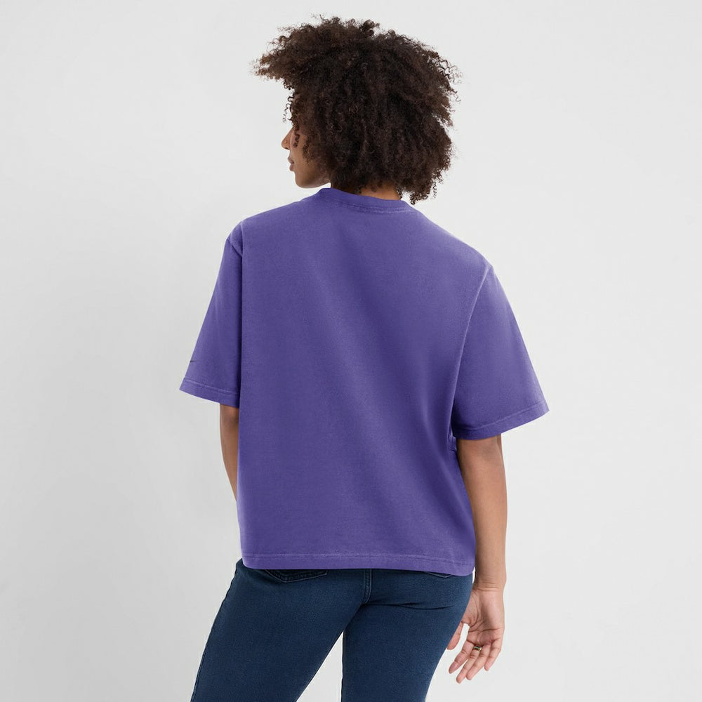Baltimore Ravens Women's Glory Arch Boxy T-Shirt - Purple - Nike
