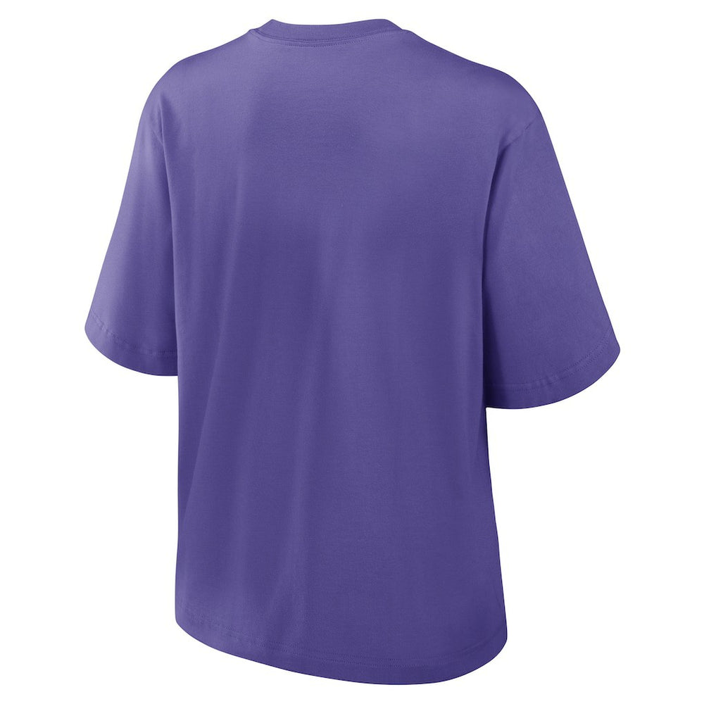 Minnesota Vikings Women's Glory Arch Boxy T-Shirt - Purple - Nike