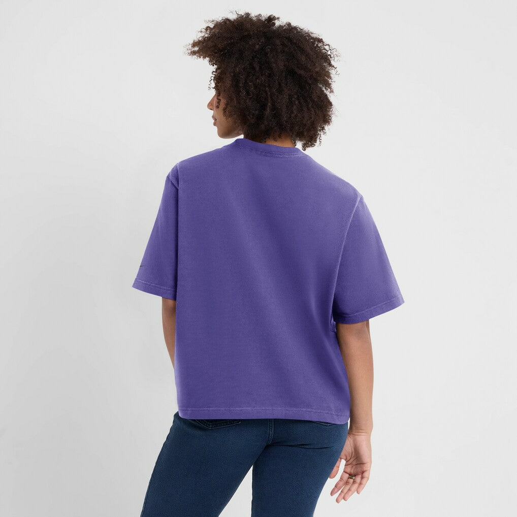 Minnesota Vikings Women's Glory Arch Boxy T-Shirt - Purple - Nike