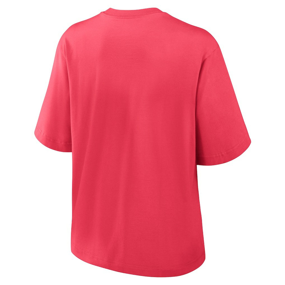 San Francisco 49ers Women's Glory Arch Boxy T-Shirt - Scarlet - Nike