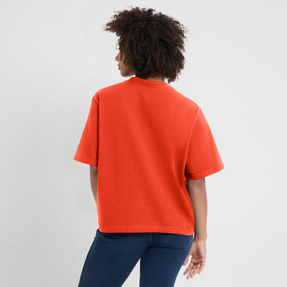 Chicago Bears Women's Glory Arch Boxy T-Shirt - Orange - Nike