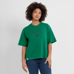 New York Jets Women's Glory Arch Boxy T-Shirt - Green - Nike