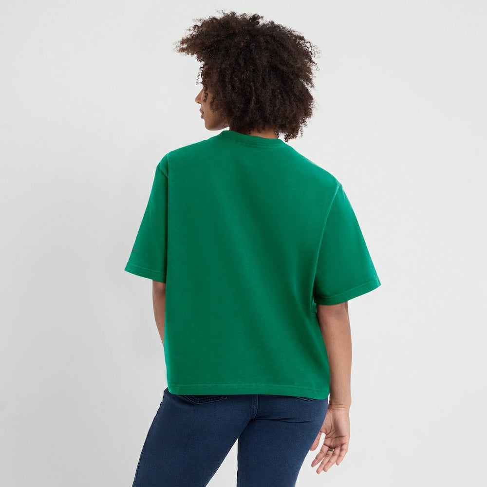 New York Jets Women's Glory Arch Boxy T-Shirt - Green - Nike