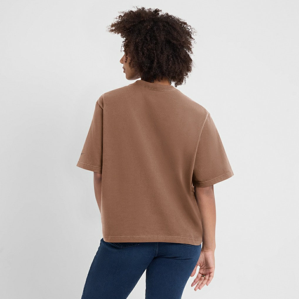 Cleveland Browns Women's Glory Arch Boxy T-Shirt - Brown - Nike