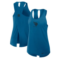 Tennessee Titans Women's Glory Open-Back Crisscross Dri-FIT Tank Top - Navy - Nike