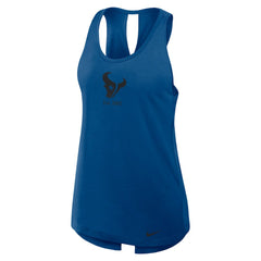 Houston Texans Women's Glory Open-Back Crisscross Dri-FIT Tank Top - Navy - Nike