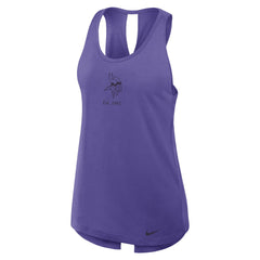 Minnesota Vikings Women's Glory Open-Back Crisscross Dri-FIT Tank Top - Purple - Nike