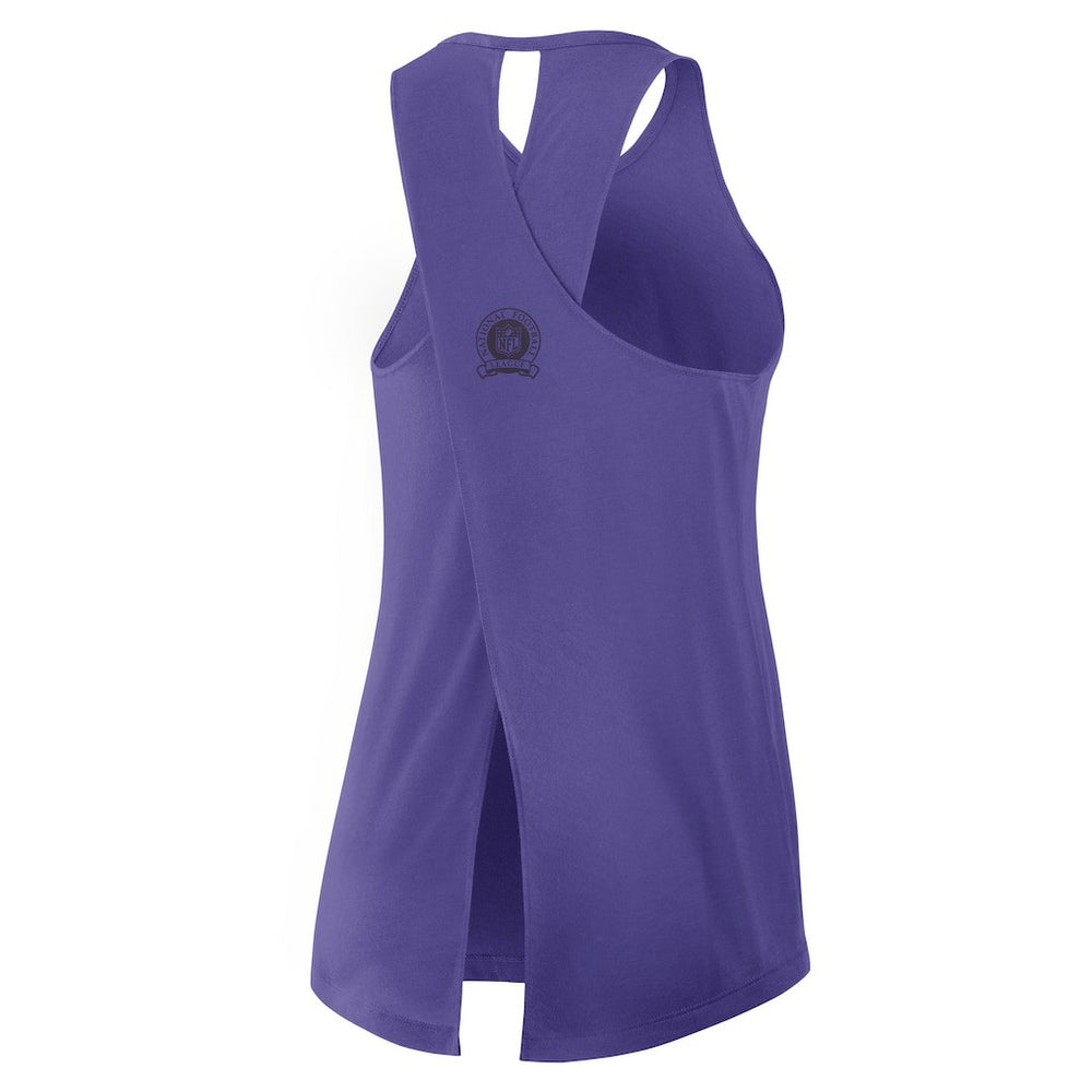 Minnesota Vikings Women's Glory Open-Back Crisscross Dri-FIT Tank Top - Purple - Nike