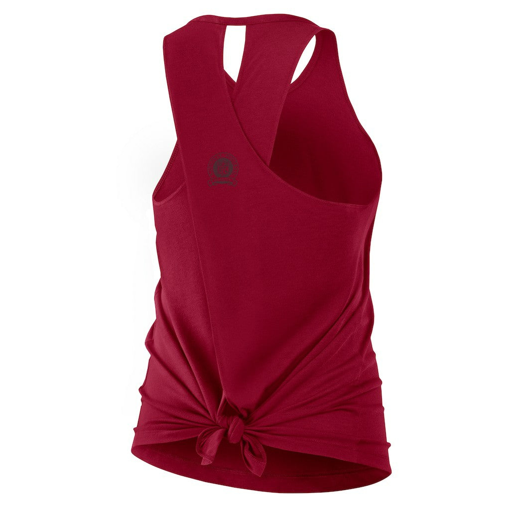 Washington Commanders Women's Glory Open-Back Crisscross Dri-FIT Tank Top - Burgundy - Nike