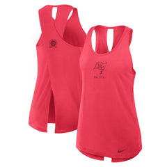 Tampa Bay Buccaneers Women's Glory Open-Back Crisscross Dri-FIT Tank Top - Light Red - Nike