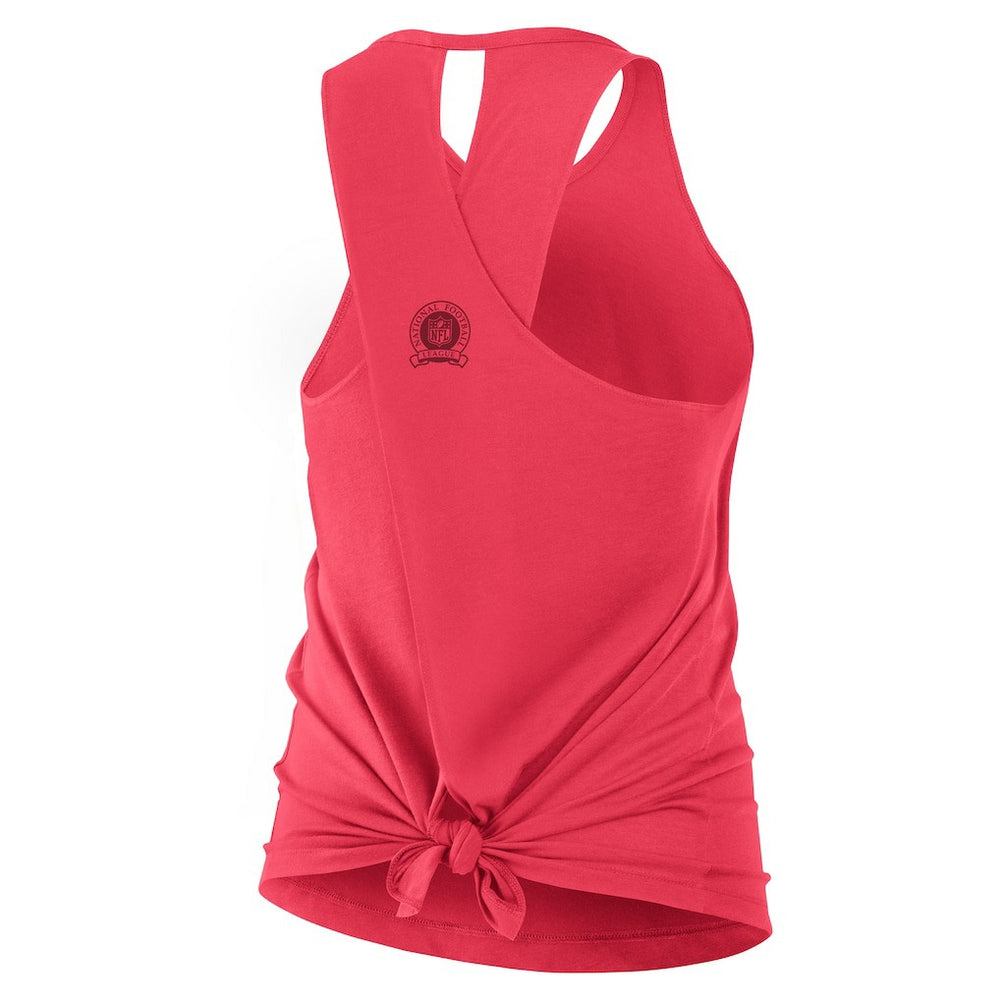 San Francisco 49ers Women's Glory Open-Back Crisscross Dri-FIT Tank Top - Light Red - Nike