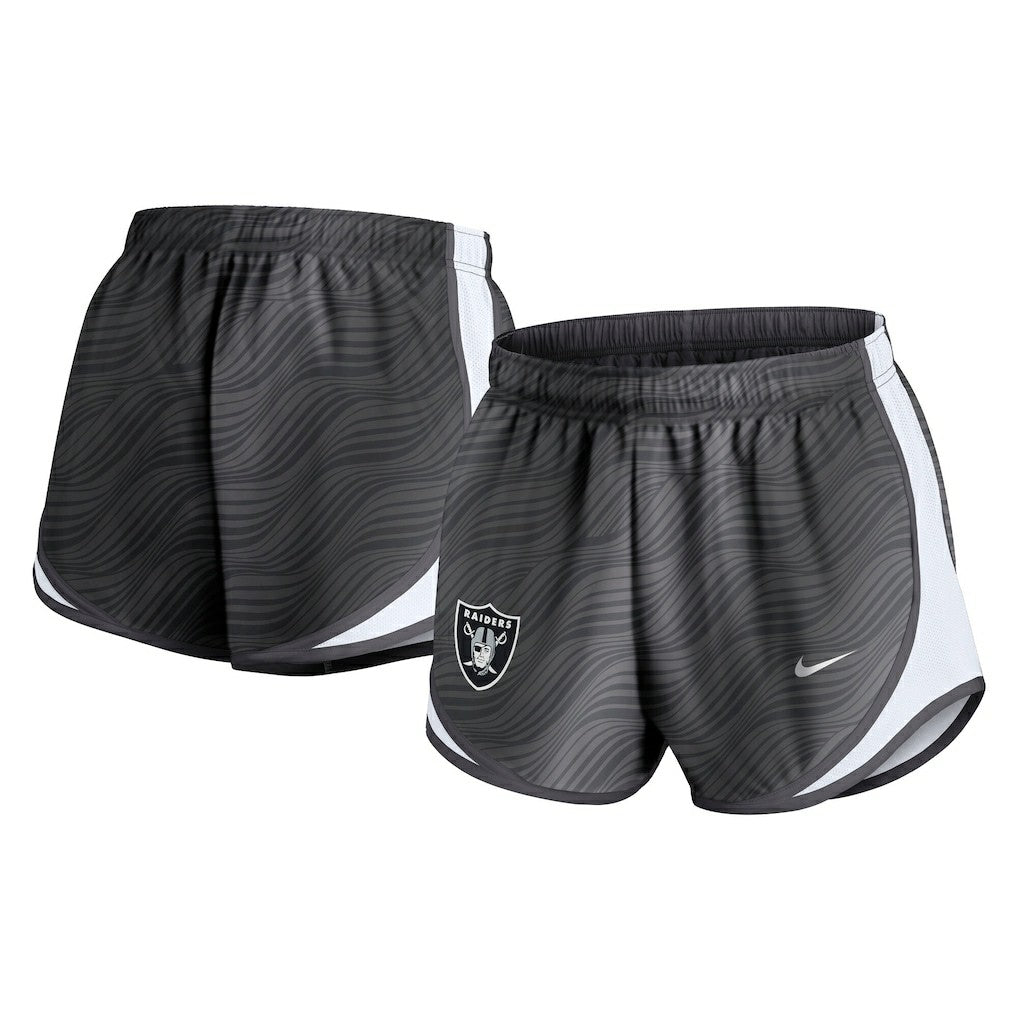 Las Vegas Raiders Women's Tempo Dri-FIT Shorts - Anthracite - Nike